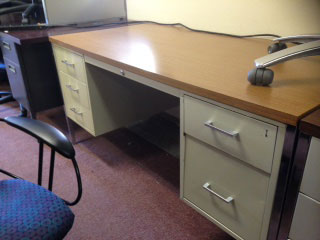 Double Pedestal Desk